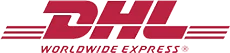 Логотип транспортной компании DHL Express.